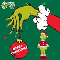 Grinch Standing Christmas Decoration Festive 46Cm X 18Cm Green X 1 - thumbnail 6