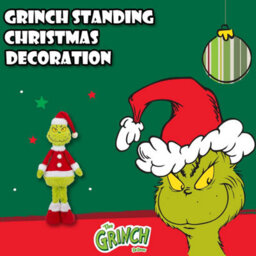 Grinch Standing Christmas Decoration Festive 46Cm X 18Cm Green X 1 - thumbnail 7