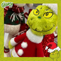 Grinch Standing Christmas Decoration Festive 46Cm X 18Cm Green X 1 - thumbnail 5