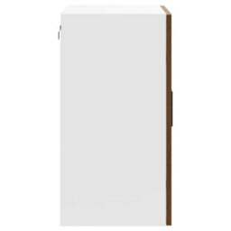 Berkfield Kitchen Wall Cabinet With Glass Door Porto Brown Oak - thumbnail 8