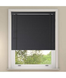 Faux Wood Venetian Blind With Tapes 200Cm Drop 150Cm Wide Slate