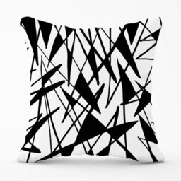 Warren Reed Designer Brush Abstract Pattern Outdoor Cushion 45Cm X 45Cm - thumbnail 1