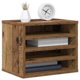 Walplus Desk Organiser Old Wood 36 X 26 X 29.5 Cm Engineered Wood - thumbnail 3