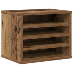 Walplus Desk Organiser Old Wood 36 X 26 X 29.5 Cm Engineered Wood - thumbnail 2