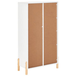 Wyld And Coco Brightnest Cloud Motif Bookcase, White Mdf With Pine Legs, W60 X D30 X H111Cm - thumbnail 6