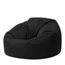 icon Adult Classic Beanbag Outdoor Waterproof Bean Bags Ready Filled - Black - thumbnail 1