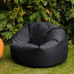 icon Adult Classic Beanbag Outdoor Waterproof Bean Bags Ready Filled - Black - thumbnail 3