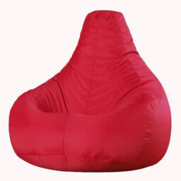 Icon Dalton High Back Adult Gaming Indoor Outdoor Bean Bag Chair, Red - thumbnail 1