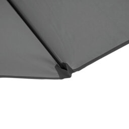 Matteo 2.5M Dark Grey Cantilever Parasol With 360-Degree Rotation & Cross Base For Patio & Garden - thumbnail 7