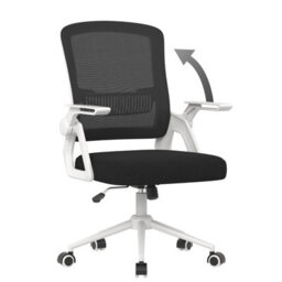Onemill Executive Office Chair With Padded Seat Cushion, Flip-Up Armrest And Lumbar Support For Home Or Office Use - thumbnail 1