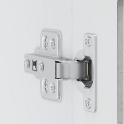 Walplus Kitchen Wall Cabinet With Glass Door Porto Concrete Grey - thumbnail 8