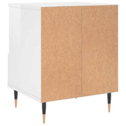Berkfield Bedside Cabinets 2 Pcs High Gloss White 40X35X50 Cm Engineered Wood - thumbnail 9