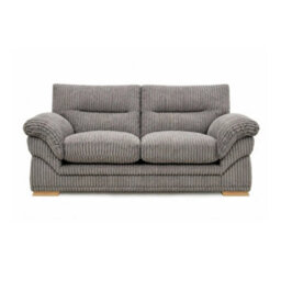 BlissFurniture Ltd Amalfi 2 Seater Claude Sofa Modern Plush Fabric In Grey - thumbnail 1