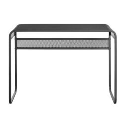 Home Source Astrid Metal Home Office Writing Computer Desk Grey - thumbnail 4