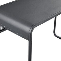 Home Source Astrid Metal Home Office Writing Computer Desk Grey - thumbnail 5