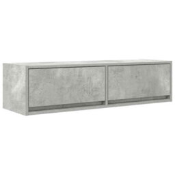 Berkfield Tv Cabinet Concrete Grey 100X31X25,5 Cm Engineered Wood - thumbnail 2