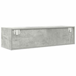 Berkfield Tv Cabinet Concrete Grey 100X31X25,5 Cm Engineered Wood - thumbnail 6