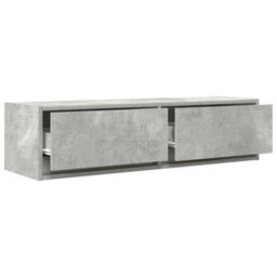Berkfield Tv Cabinet Concrete Grey 100X31X25,5 Cm Engineered Wood - thumbnail 5