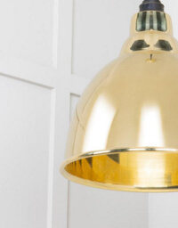 From the Anvil Smooth Brass Brindley Pendant Light - thumbnail 6