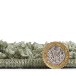 Green Plain 25mm Thick Anti-Shed Rug For Bedroom, Living, & Dining Room, Anti-Shed Modern Plain Area Rug-120Cm X 170Cm - thumbnail 8