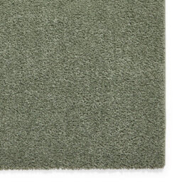 Green Plain 25mm Thick Anti-Shed Rug For Bedroom, Living, & Dining Room, Anti-Shed Modern Plain Area Rug-120Cm X 170Cm - thumbnail 4