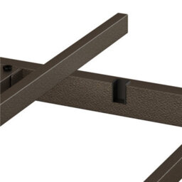 Yaheetech Bronze 150X200 Cm Vintage Iron Platform Bed With High Headboard And Footboard - thumbnail 7