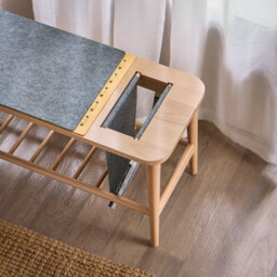 Sobuy Hfsr02-N, Shoe Bench Shoe Rack Hallway Bench Bed Bench Bed End With Hanging Bag,wood Veneer,w110Xd37Xh44.5 - thumbnail 6