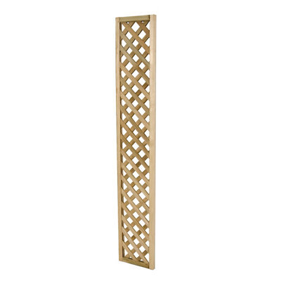 6Ft Pine Trellis Panel (W)30Cm X (H)183Cm - image 1