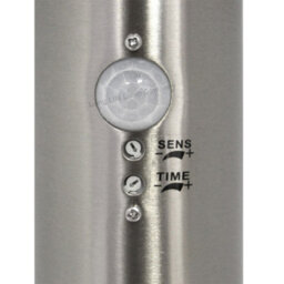Long Life Lamps Company Pir Led Bollard Garden Lamp Post Stainless Steel Outdoor Pir Ground Light Warm White - thumbnail 5