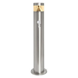 Long Life Lamps Company Pir Led Bollard Garden Lamp Post Stainless Steel Outdoor Pir Ground Light Warm White