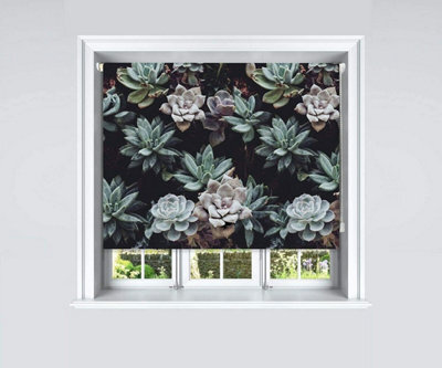 Lister Cartwright Cacti Design Blackout Roller Blinds Child Safety Included Floral Design, 180 X 140 Cm - image 1