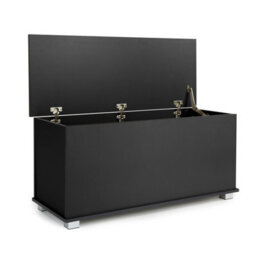 Home Source Malmo Storage Ottoman Chest Black - thumbnail 6