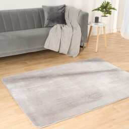 OHS Rugs For Living Room Soft Plush Mat Large Carpet, Silver - 160 X 230Cm - thumbnail 1