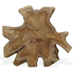 Berkfield Coffee Table Genuine Teak 80X70X38 Cm - thumbnail 6