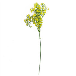 Leaf 55Cm Gypsophila Yellow Stem  Artificial Single Stem Flower - thumbnail 2