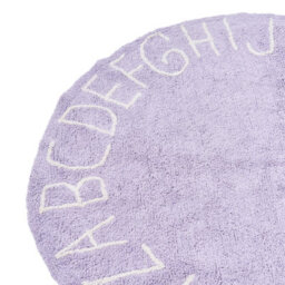 Beliani Kids Rug Vurgun Light Violet 120 Cm Cotton - thumbnail 4