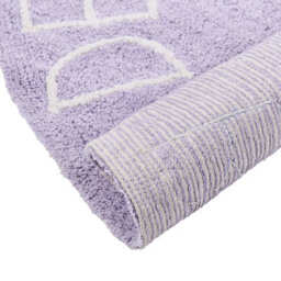 Beliani Kids Rug Vurgun Light Violet 120 Cm Cotton - thumbnail 5