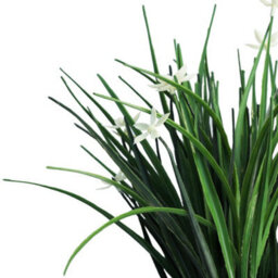 True Products Artificial White Flowering Grass Branch 38Cm - thumbnail 2