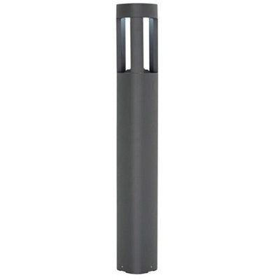 Outdoor Post Bollard Light Grey Triangle Ip54 Modern Garden Driveway Lamp Led - image 1