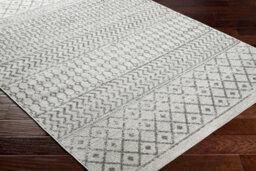 Livabliss Elaziz-Geometric Cream Charcoal Grey Global Living Dining Bedroom Rug 160 X 230 Cm Easy Care, Non Shedding - thumbnail 6