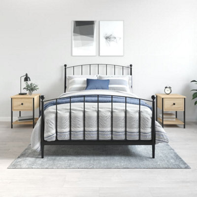 Berkfield Bedside Tables 2 Pcs Sonoma Oak 34X35.5X45 Cm Engineered Wood - image 1