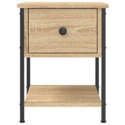 Berkfield Bedside Tables 2 Pcs Sonoma Oak 34X35.5X45 Cm Engineered Wood - thumbnail 7