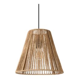 GoodHome Florican Natural Round Lamp Shade (D)29.5Cm - thumbnail 3