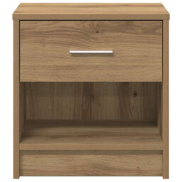 Berkfield Bedside Cabinets 2 Pcs With Drawer Artisan Oak 39X28X41 Cm - thumbnail 5