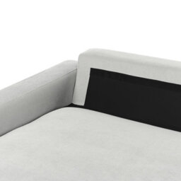 Beliani Corner Sofa 3 Seater Maloy Chenille Light Grey Right Hand - thumbnail 7