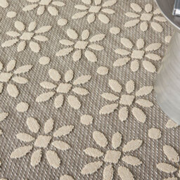 Nourison Outdoor Cozumel Czm03 Grey Rug-160Cm X 221Cm - thumbnail 5