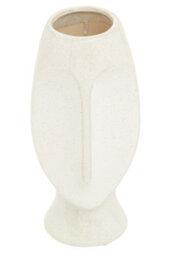 Orsina Handcrafted Stoneware Face Large Vase, Modern Free Standing Vase, Contemporary Flower Vase, Stoneware Vase - thumbnail 5