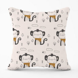 Warren Reed Designer Monkey Forest Outdoor Cushion 45Cm X 45Cm - thumbnail 1