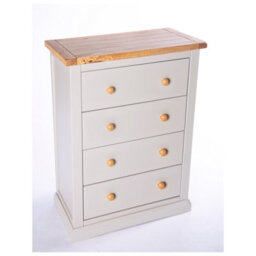 Cabinet Bits Loreo 4 Drawer Chest Of Drawers Wood Knob - thumbnail 2