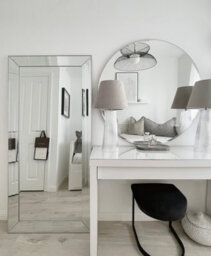 Mirroroutlet Sheringham All Glass Modern Leaner Mirror 165 X 79Cm - thumbnail 4